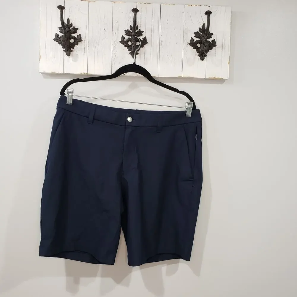 Lululemon Mens Shorts Size 34 Navy 9 Inch Athletic Training M7BMIS